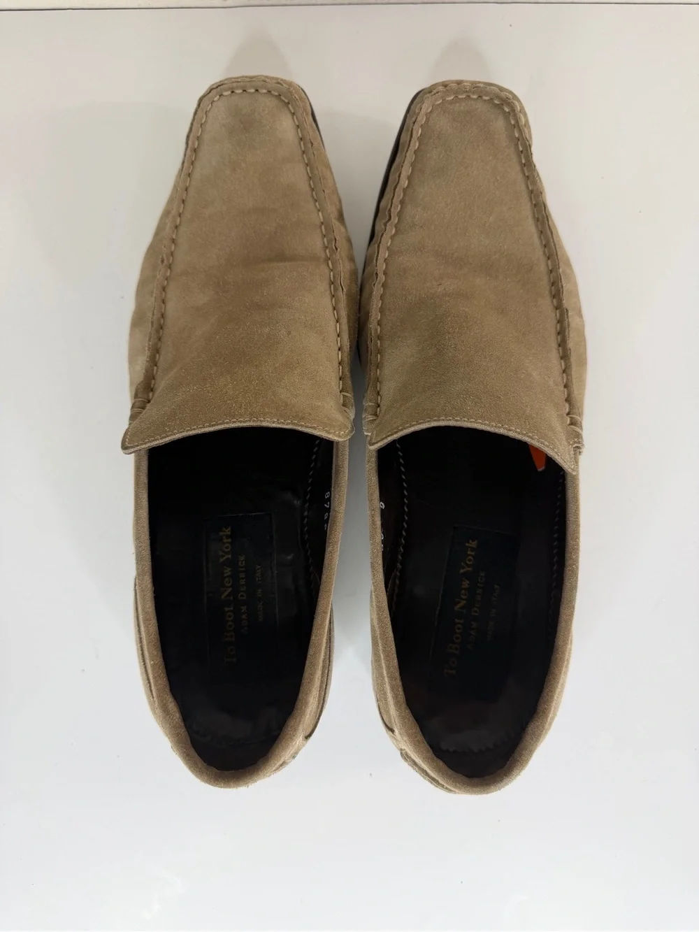 to boot New York Driving Loafers Casual Shoes Men Size 9 Brown Suede comfort